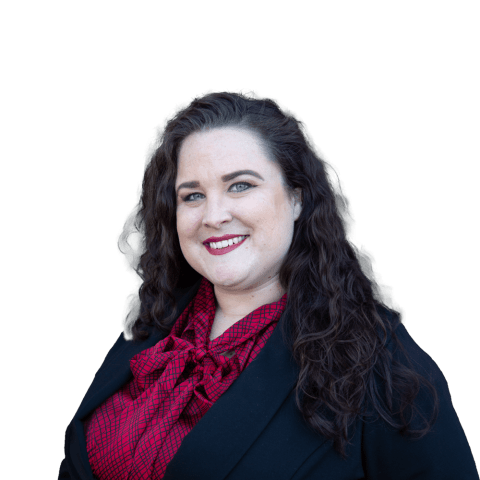 Headshot of Megan Gremmels, a Birmingham-based car accident and auto injury lawyer at Morgan & Morgan