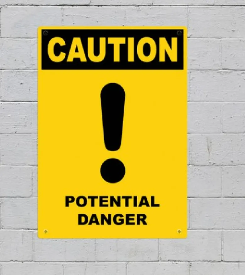 Product Liability Lawyers in Palm Harbor, FL - Caution Potential Danger Sign