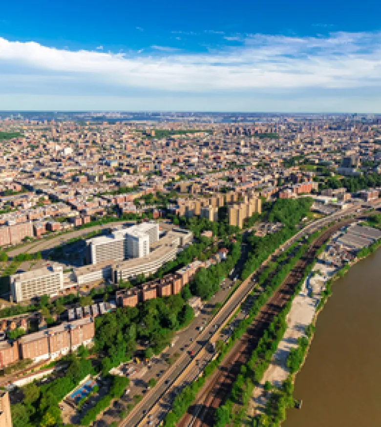 Bronx aerial view