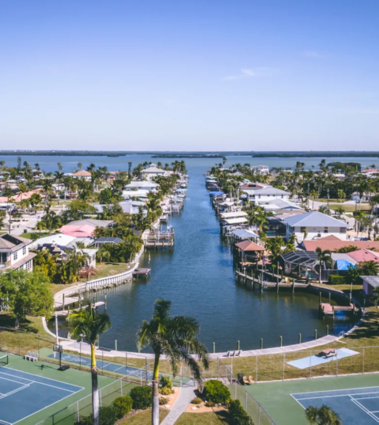 Canal view in Pine Manor, serene prospect for personal injury lawyers.