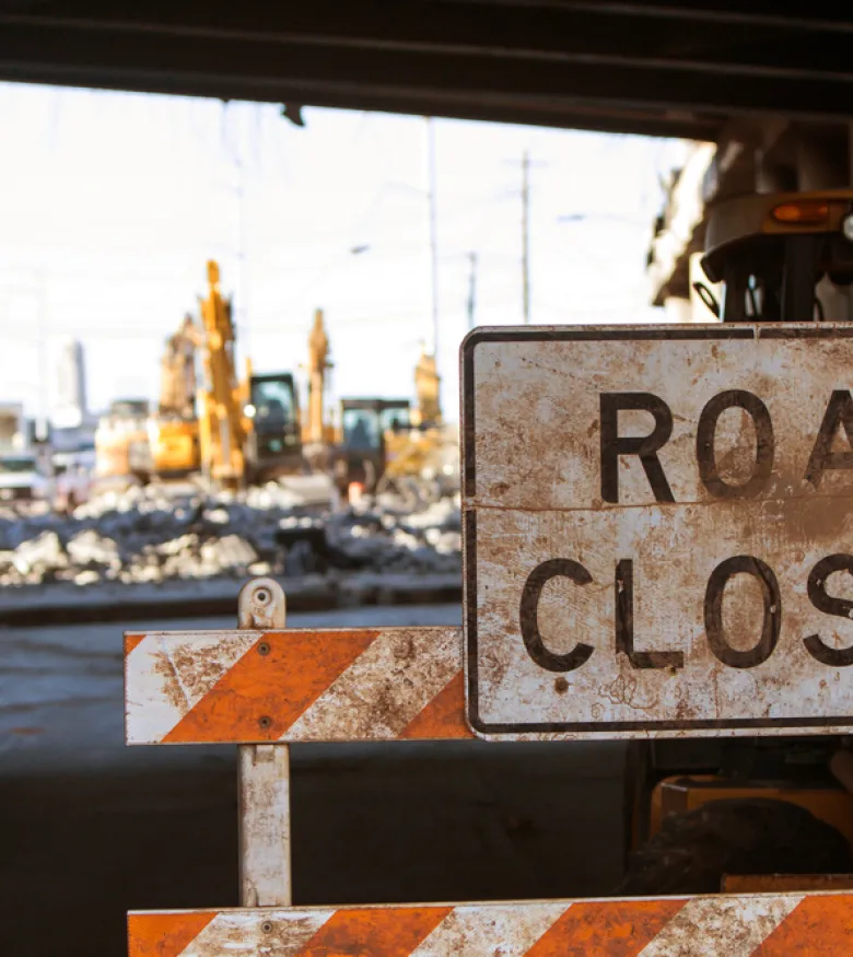 Bridge Collapse Lawyer in Baltimore - Road Closed
