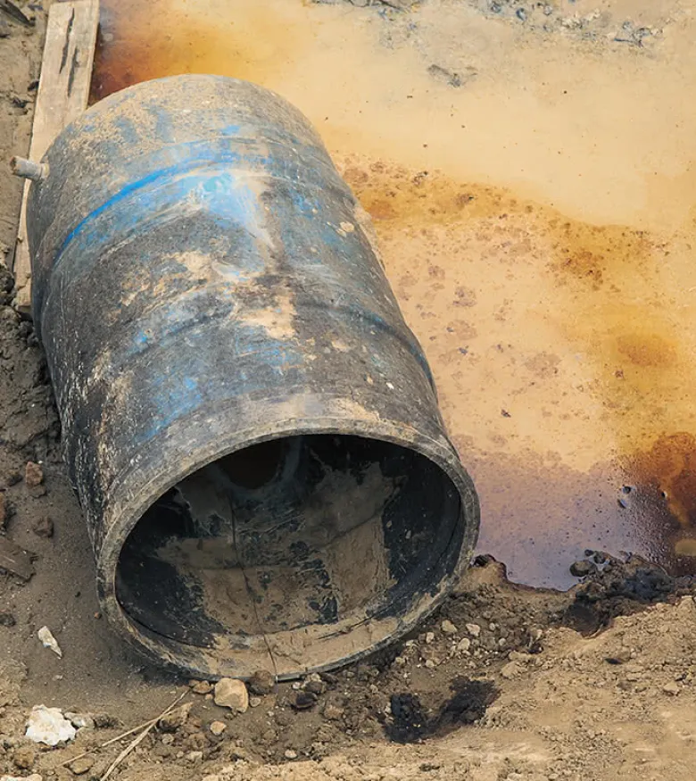 Spilled barrel