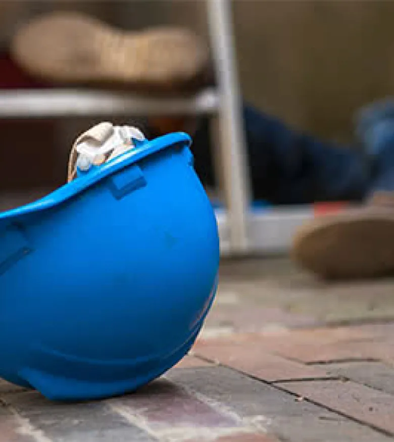 Atlanta Workers' Compensation Lawyer - workers hat on the floor
