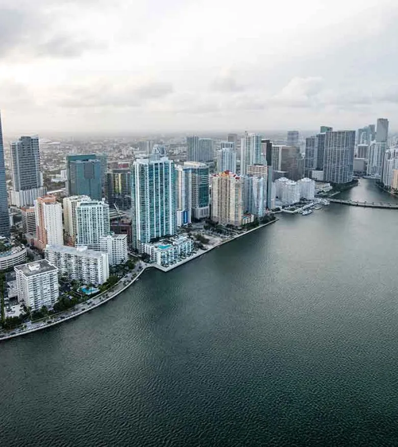 Business & Commercial Litigation Attorneys in Miami, FL - Miami skyline