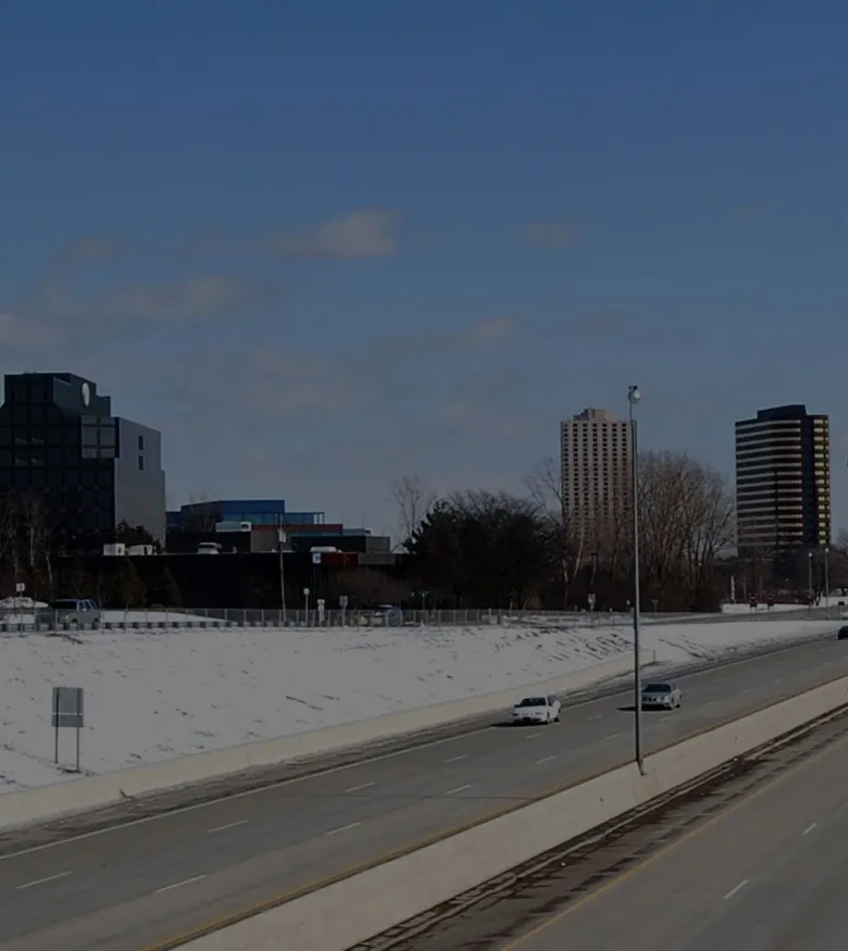 City highway view