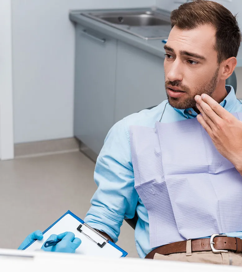 Dental Malpractice Lawyers Atlanta, GA - Man talking to Dentist
