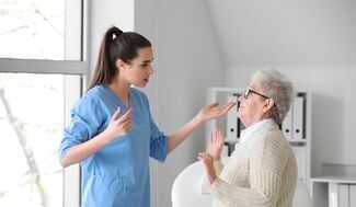St. Louis, Missouri (MO) Nursing Home Abuse Lawyers - nurse yelling at nursing home patient