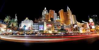 Tracking Settlement Checks in Las Vegas - Las Vegas strip at night