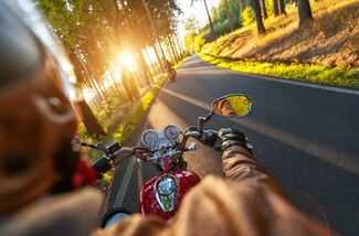 Motorcycle Accident Lawyers in Pittsburgh, PA - man driving his motorcycle