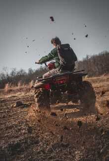 ATV Accident Attorneys in Memphis, TN - Riding an ATV in the dirt