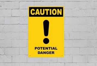 Product Liability Lawyers in Palm Harbor, FL - Caution Potential Danger Sign