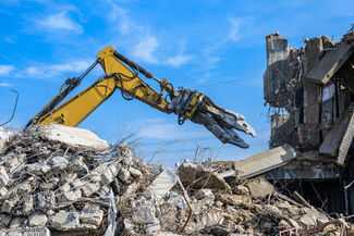 Demolition Accidents Lawyer in New York City - Demolition site