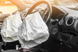 Takata Airbag Recall After 33 Deaths - air bag inflated