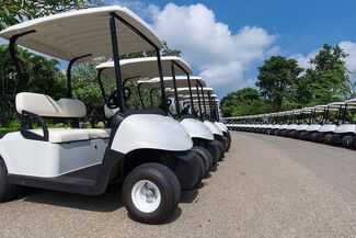 Golf Cart Accident Attorneys in Orlando, Florida (FL) - golf carts parked on street