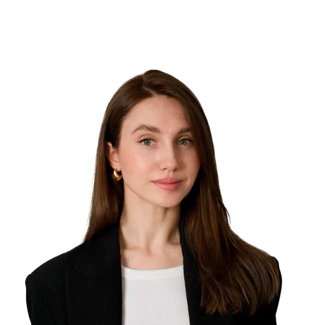 Headshot of ATTORNEY Valeriia But, an New York City-based personal injury lawyer from Morgan & Morgan