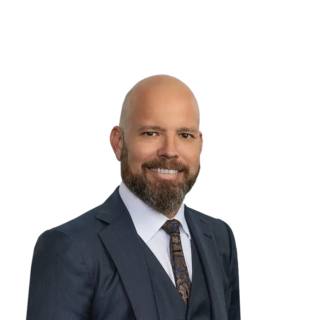 Headshot of ATTORNEY Christopher Borzell, a Bradenton-based personal injury lawyer from Morgan & Morgan