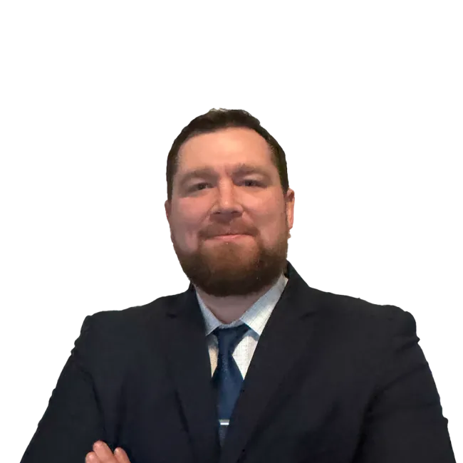 Headshot of ATTORNEY Trevor Peck, am Alpharetta-based personal injury lawyer from Morgan & Morgan