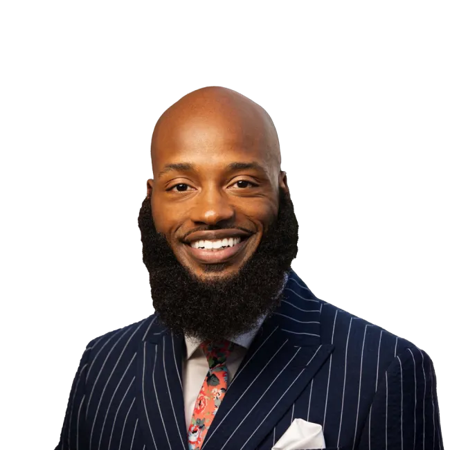 Headshot of ATTORNEY Darius Holloway, a Richmond-based personal injury lawyer from Morgan & Morgan