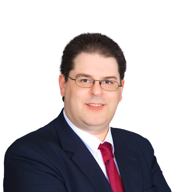 Headshot of Frederick Strong, a Norwalk-based mass tort litigation lawyer at Morgan & Morgan