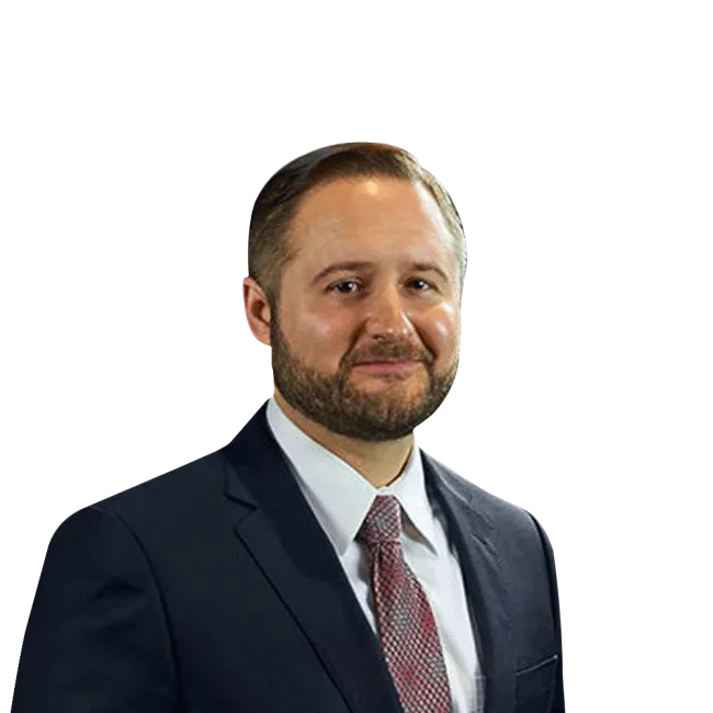 Headshot of Darrell W. Kropog, Jr., a Tampa-based personal injury lawyer at Morgan & Morgan