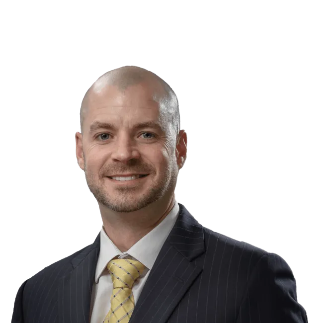 Headshot of Andrew Boughrum, a New York City-based personal injury lawyer at Morgan & Morgan