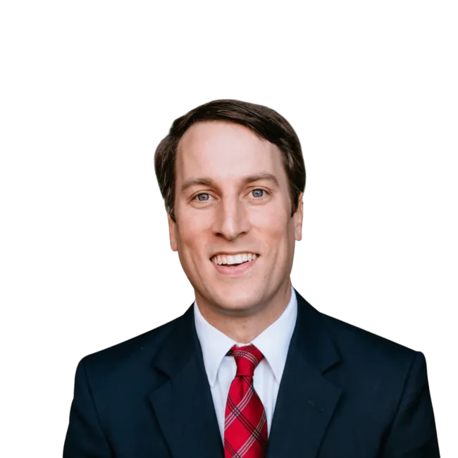 Headshot of Benjamin Adams, a Charleston-based personal injury lawyer at Morgan & Morgan