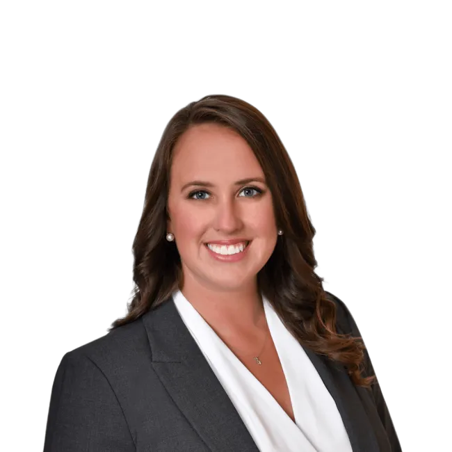 Headshot of Caroline Clay Phillips, a New Albany-based traumatic brain and head injury lawyer at Morgan & Morgan