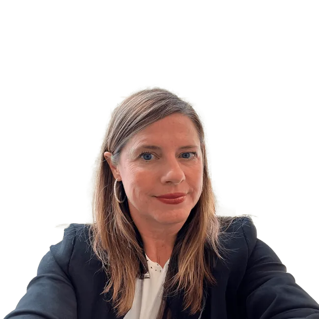 Headshot of Celeste Larson, a Birmingham-based personal injury lawyer at Morgan & Morgan