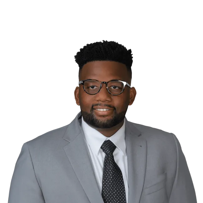 Justin Capers Headshot of Justin Capers, an Alpharetta-based car accident and auto injury lawyer at Morgan & Morgan