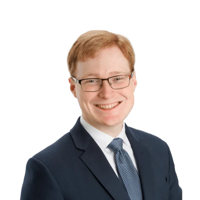 Headshot of Christopher Getty, a Washington, DC-based personal injury lawyer at Morgan & Morgan