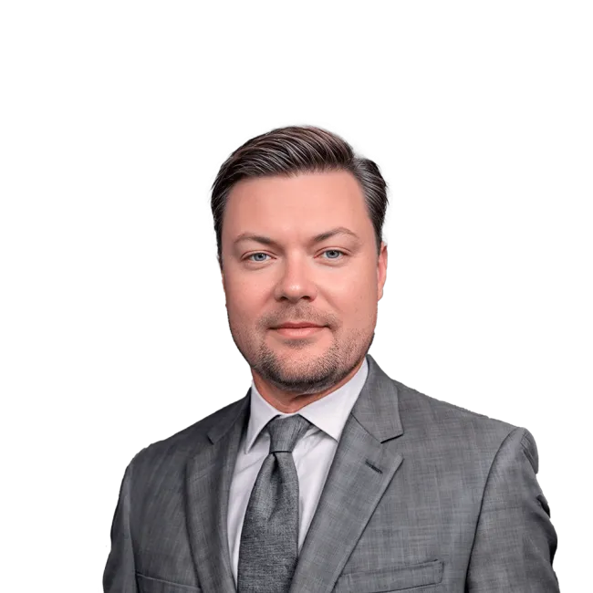 Headshot of Dustin E. Middleton, a Jacksonville-based traumatic brain and head injury lawyer at Morgan & Morgan