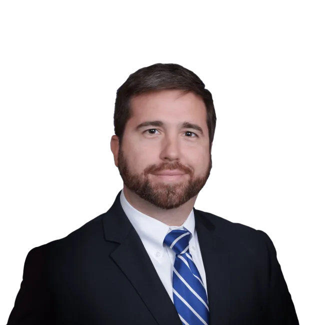 Headshot of Gregory D. Vescovo Jr, a St. Louis-based personal injury lawyer at Morgan & Morgan