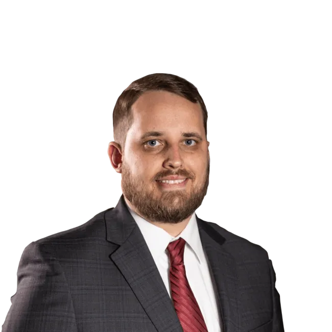 Headshot of Jeremy Babb, an Augusta-based personal injury lawyer at Morgan & Morgan
