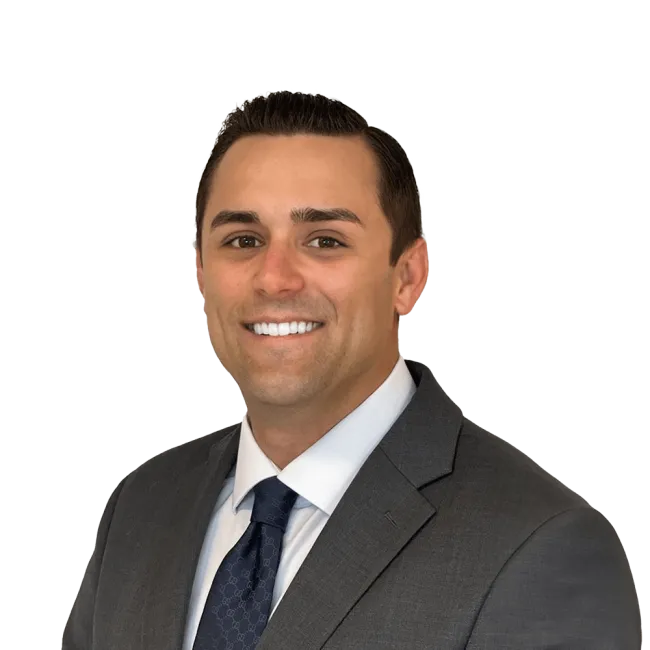 Headshot of Justin Lopez, a Tampa-based car accident and auto injury lawyer at Morgan & Morgan