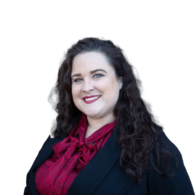 Headshot of Megan Gremmels, a Birmingham-based car accident and auto injury lawyer at Morgan & Morgan