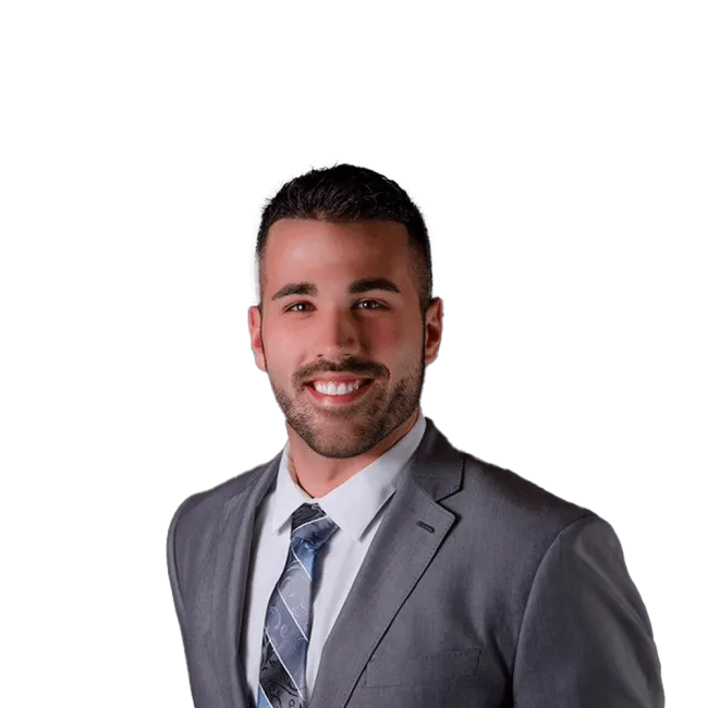 Headshot of Dominic Scavo, a Palm Harbor-based personal injury lawyer at Morgan & Morgan
