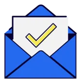 envelope with letter popping out
