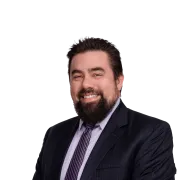 Headshot of Jordan T. Bush, a Pittsburgh-based personal injury lawyer at Morgan & Morgan
