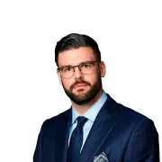 Headshot of Justin C. Meserole, a New York City-based traumatic brain and head injury lawyer at Morgan & Morgan