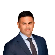 Headshot of R. Ryan Sainz, a Tampa-based car accident and auto injury lawyer at Morgan & Morgan