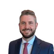 Headshot of ATTORNEY Tom Hasty, a Miami-based personal injury lawyer from Morgan & Morgan