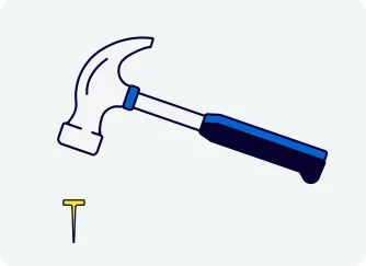 hammer and nail