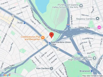 Map showing the office location