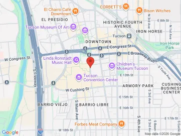 Map showing the office location