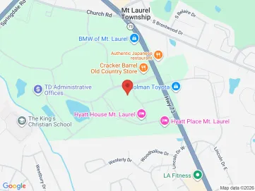 Map showing the office location