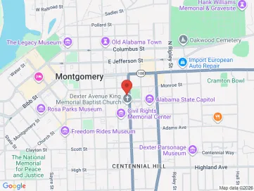 Map showing the office location