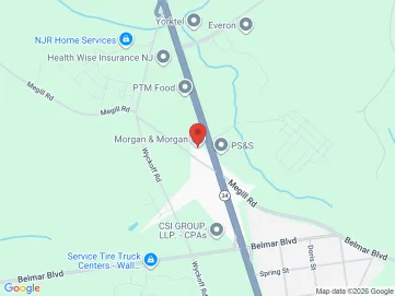 Map showing the office location