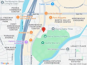Map showing the office location