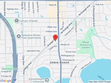 Map showing the office location