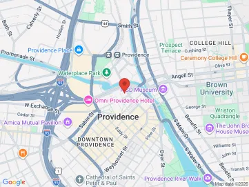 Map showing the office location